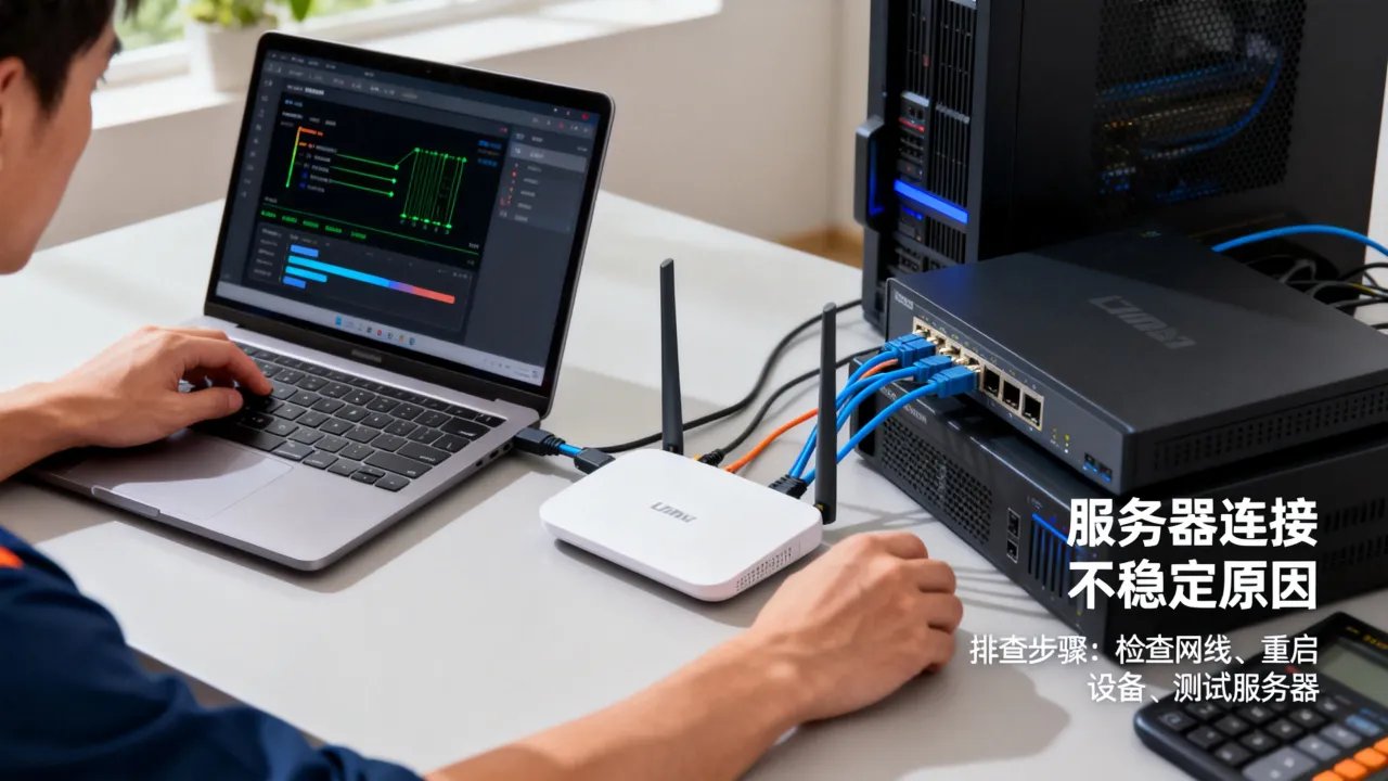 接服务器的网速不稳定怎么办，是什么原因导致的？