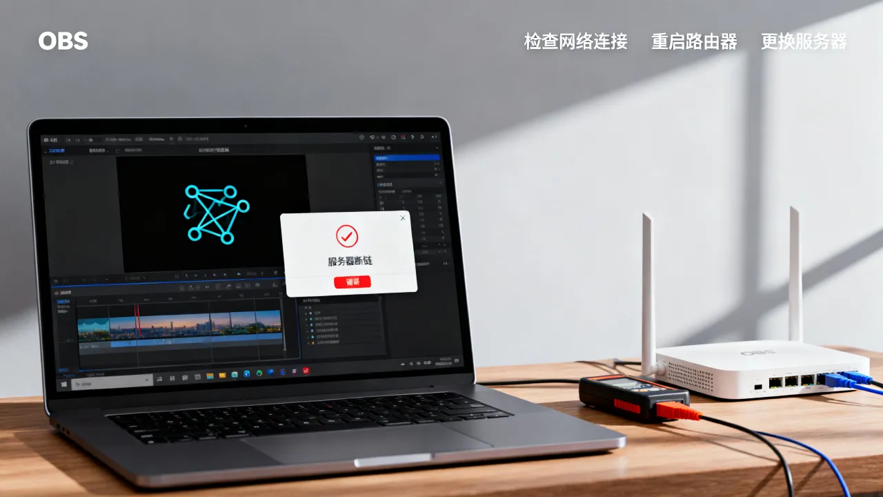 为什么obs会出现服务器断链，obs服务器断链怎么解决