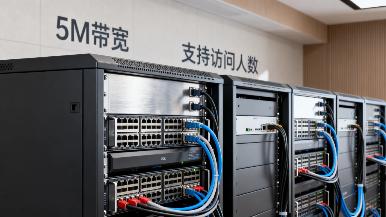 5M宽带服务器速度怎么样？5M带宽支持多少人访问