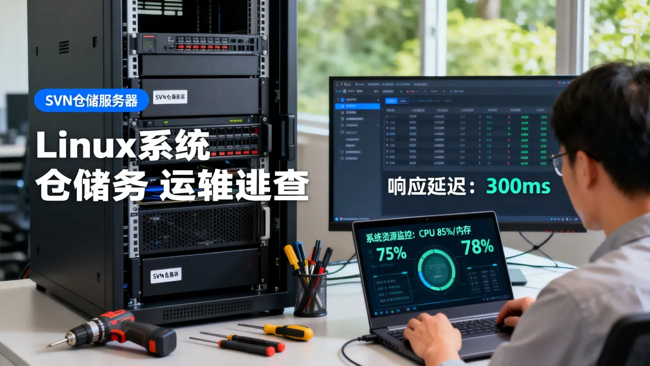 Linux系统SVN仓储服务器卡顿运维排查怎么办，svn服务响应慢原因
