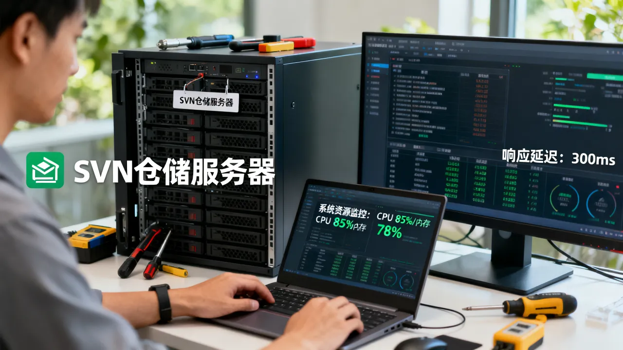 Linux系统SVN仓储服务器卡顿运维排查怎么办，svn服务响应慢原因