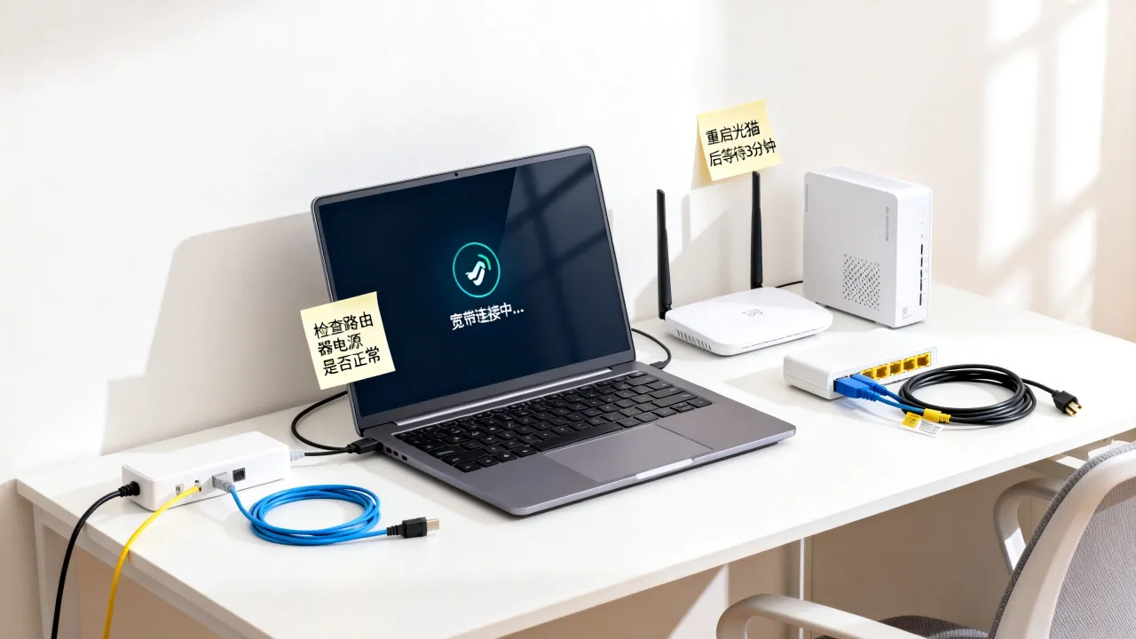 宽带登录服务器未响应怎么办，宽带连接服务器未响应是什么原因