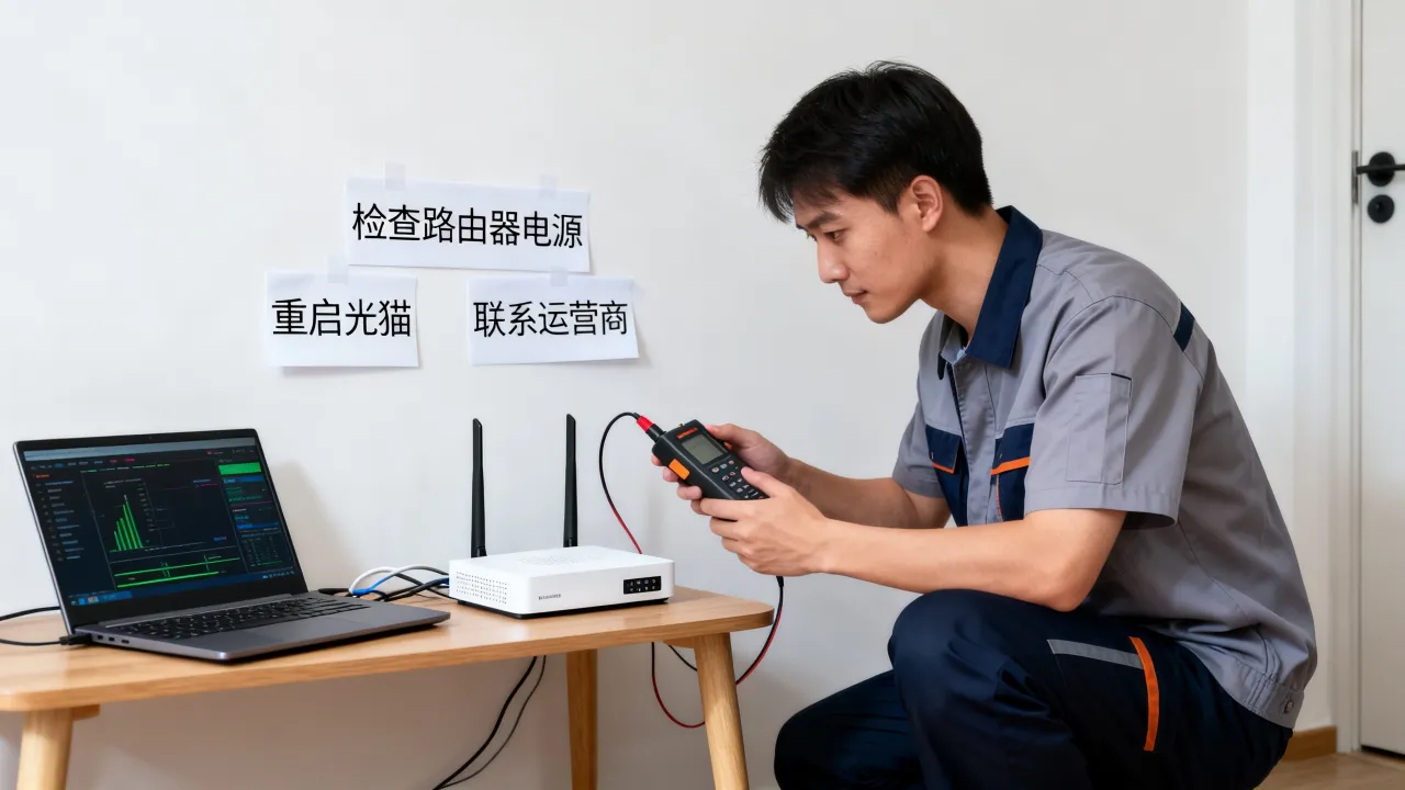 宽带服务器故障怎么办,如何快速排查恢复网络连接?