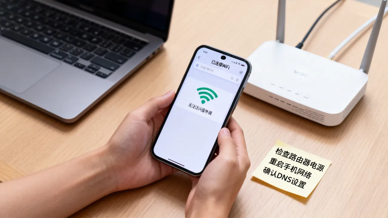 为什么有wifi没有网络连接到服务器,手机连上wifi但无法访问服务器怎么解决 为什么有wifi没有网络连接到服务器,手机连上wifi但无法访问服务器怎么解决
