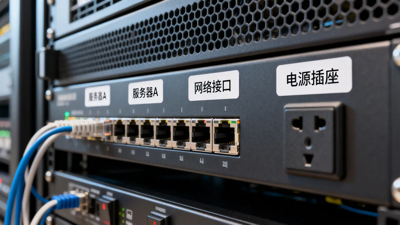 服务器运维贴纸怎么贴？机房标签粘贴注意事项大全