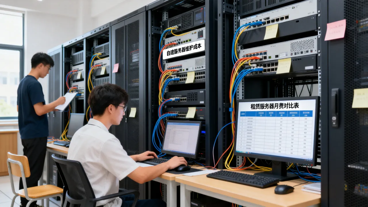 学校为什么不租服务器，学校自建机房和租服务器哪个更省钱