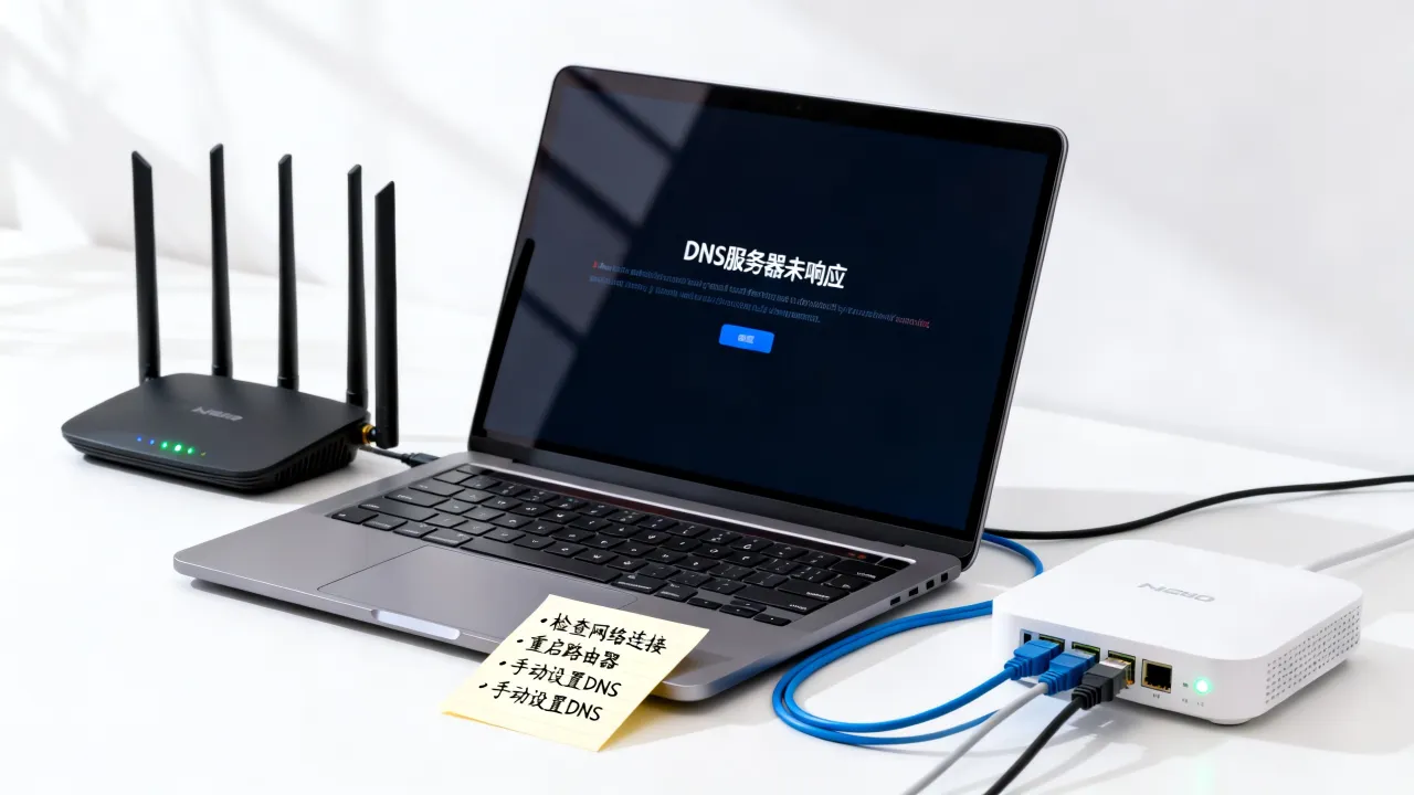 为什么电脑DNS服务器未响应，DNS服务器未响应怎么办