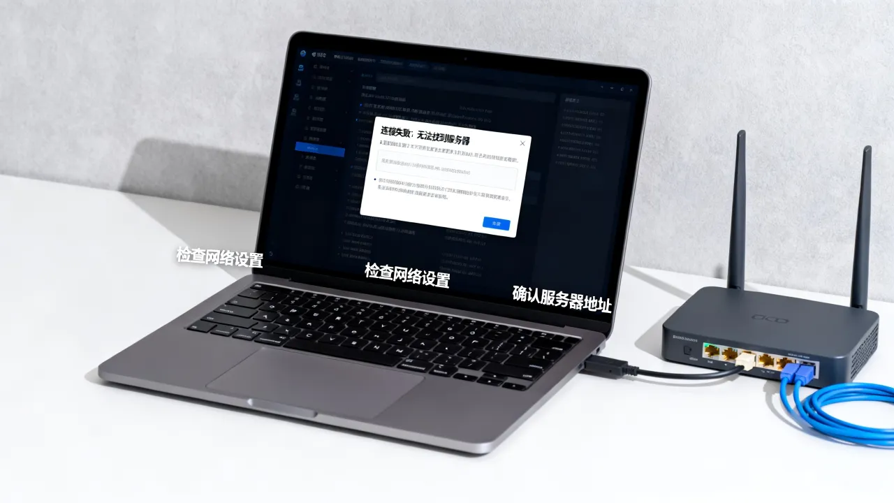 sql中为什么找不到服务器，数据库连接失败怎么办