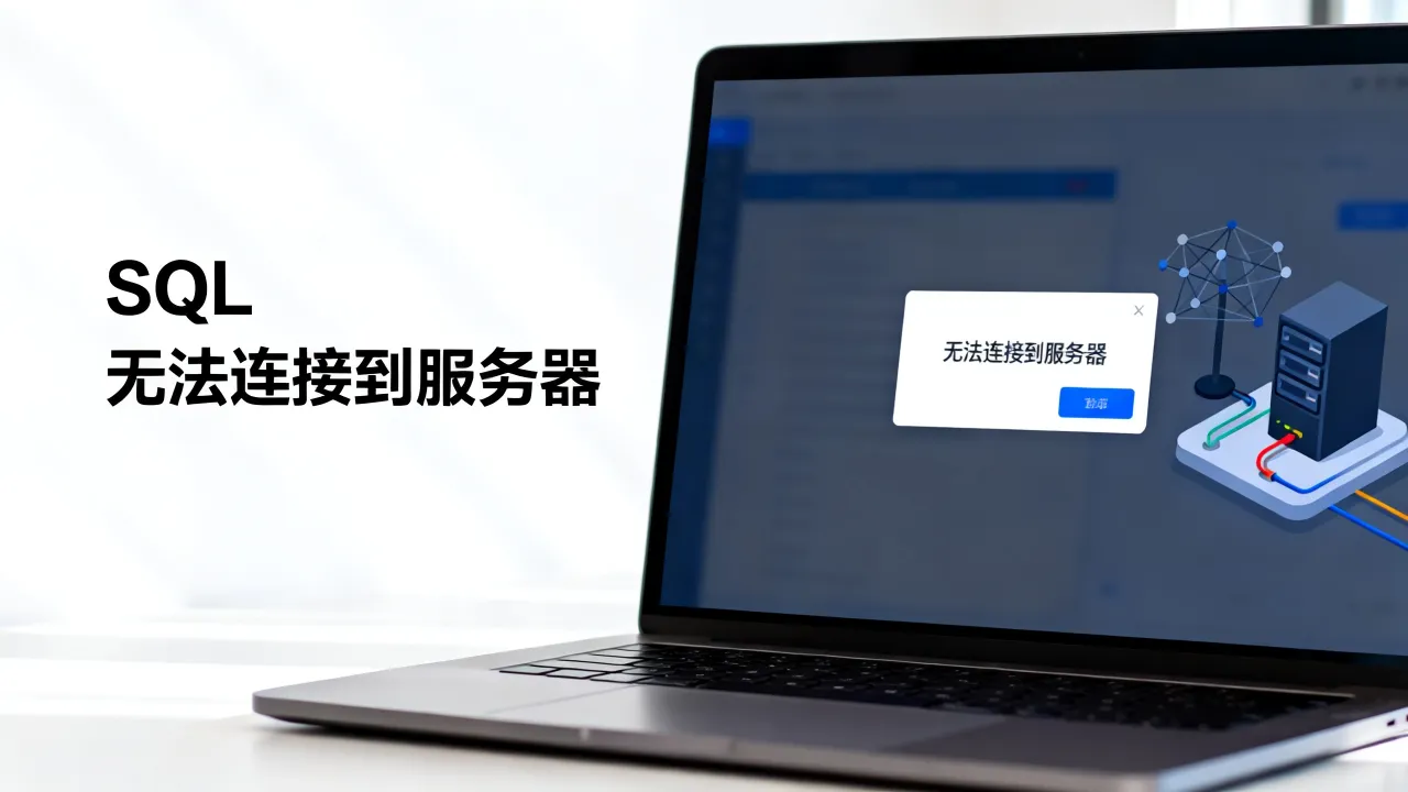 sql中为什么找不到服务器，怎么解决连接失败问题