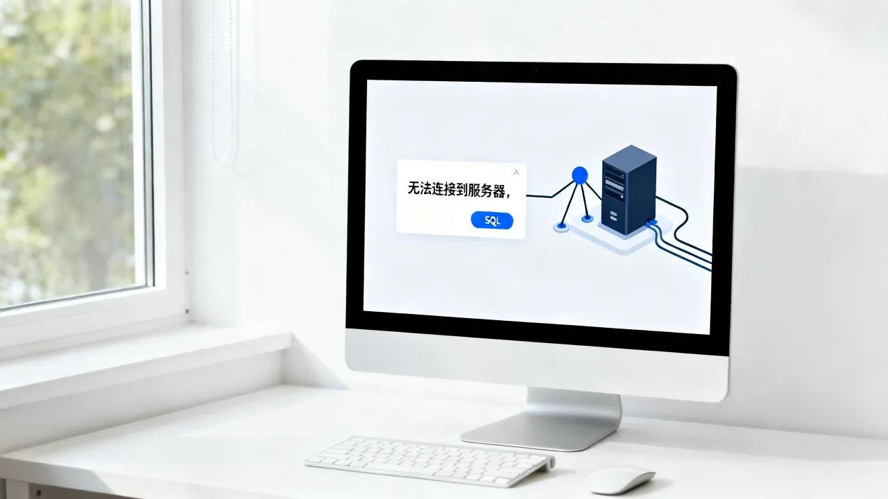 sql中为什么找不到服务器，怎么解决连接失败问题