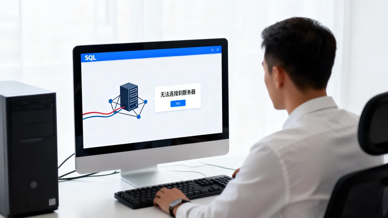 sql中为什么找不到服务器，怎么解决连接失败问题