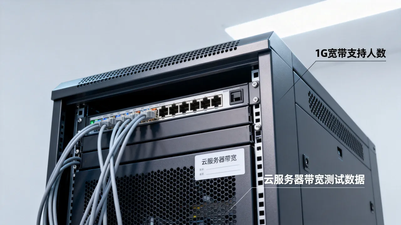 云服务器1G宽带够用吗，云服务器1G带宽能支持多少人在线？