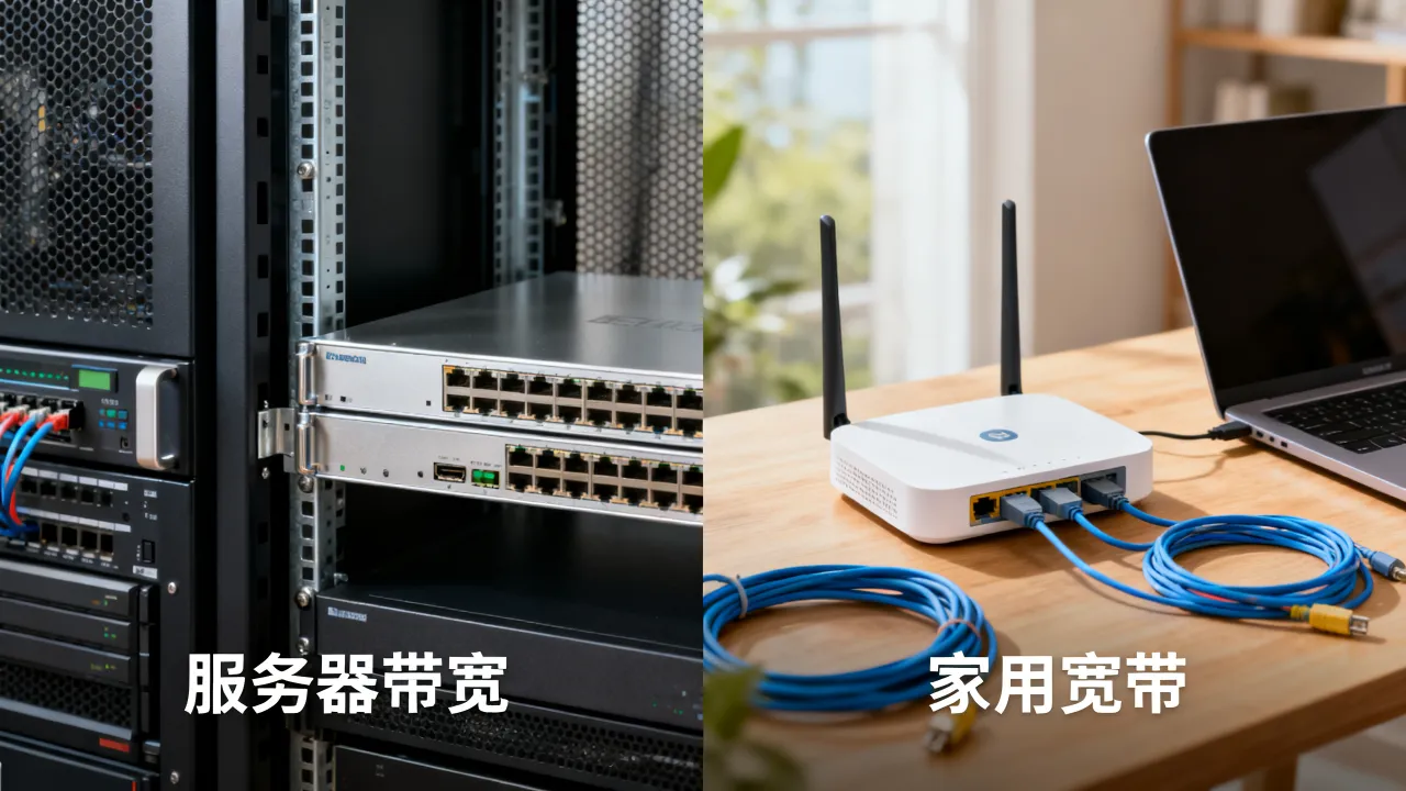 服务器带宽和宽带带宽有什么区别,家用宽带和服务器带宽哪个快 服务器带宽和宽带带宽有什么区别,家用宽带和服务器带宽哪个快