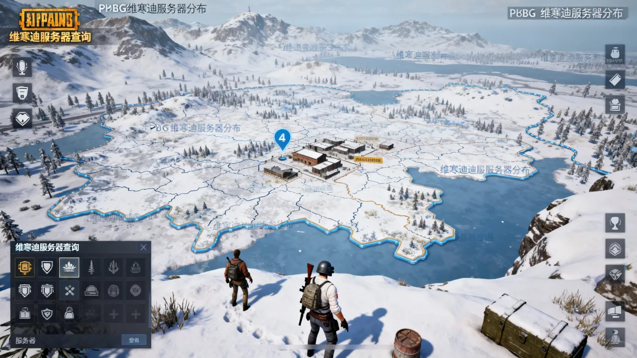 维寒迪哪个服务器有，绝地求生PUBG吃鸡维寒迪在哪个服务器有