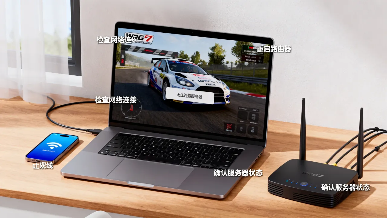 为什么WRC7连不上服务器，WRC7无法连接服务器怎么解决？