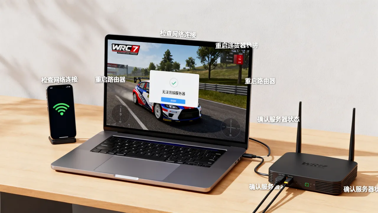 为什么WRC7连不上服务器，WRC7无法连接服务器怎么解决？