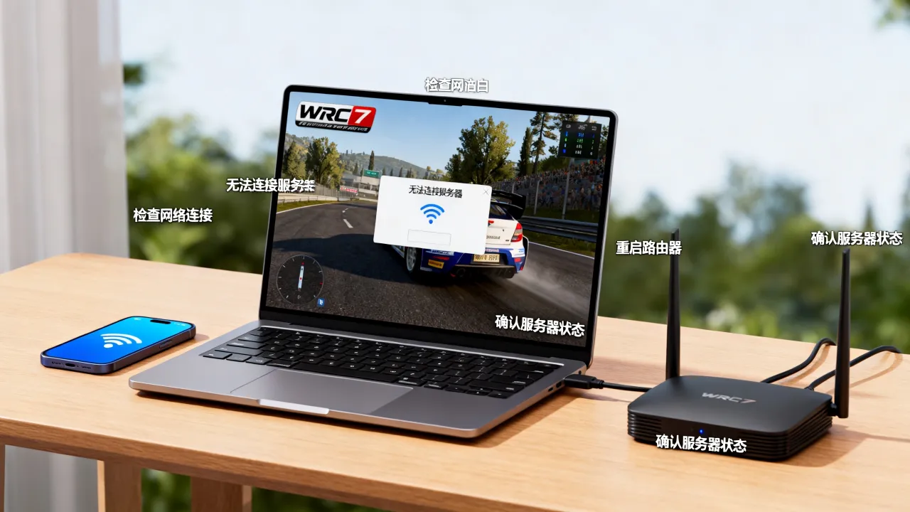 为什么WRC7连不上服务器，WRC7无法连接服务器怎么解决？