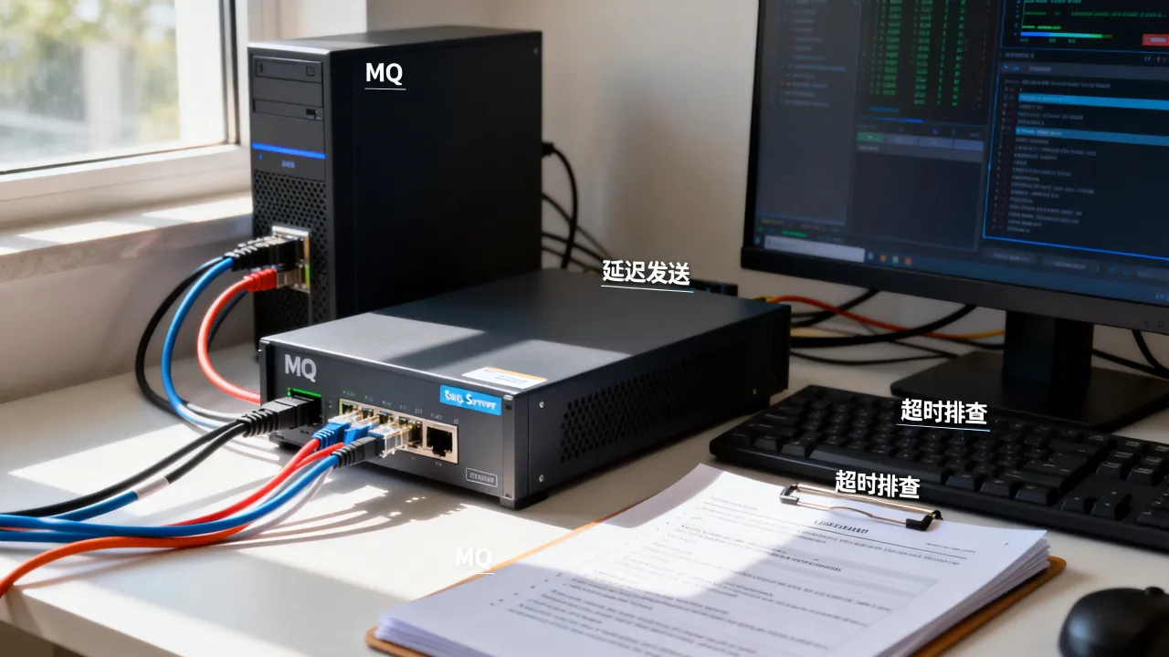 MQ服务器为什么延迟发送请求，消息队列发送超时怎么排查