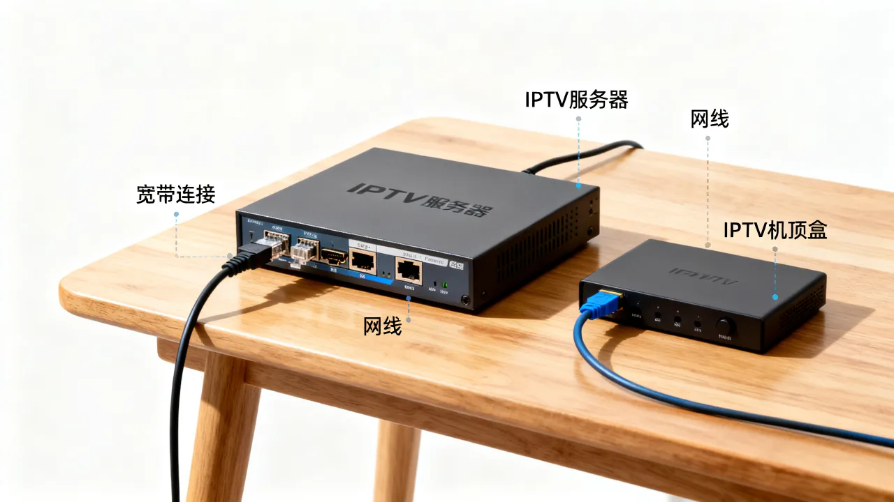 IPTV服务器只接宽带就能看电视吗，IPTV机顶盒必须连网线吗
