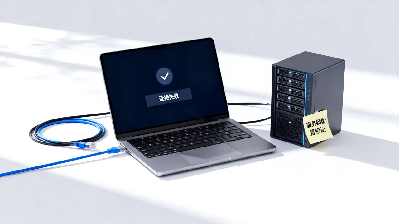 nocas为什么连接不上服务器，是什么原因导致的