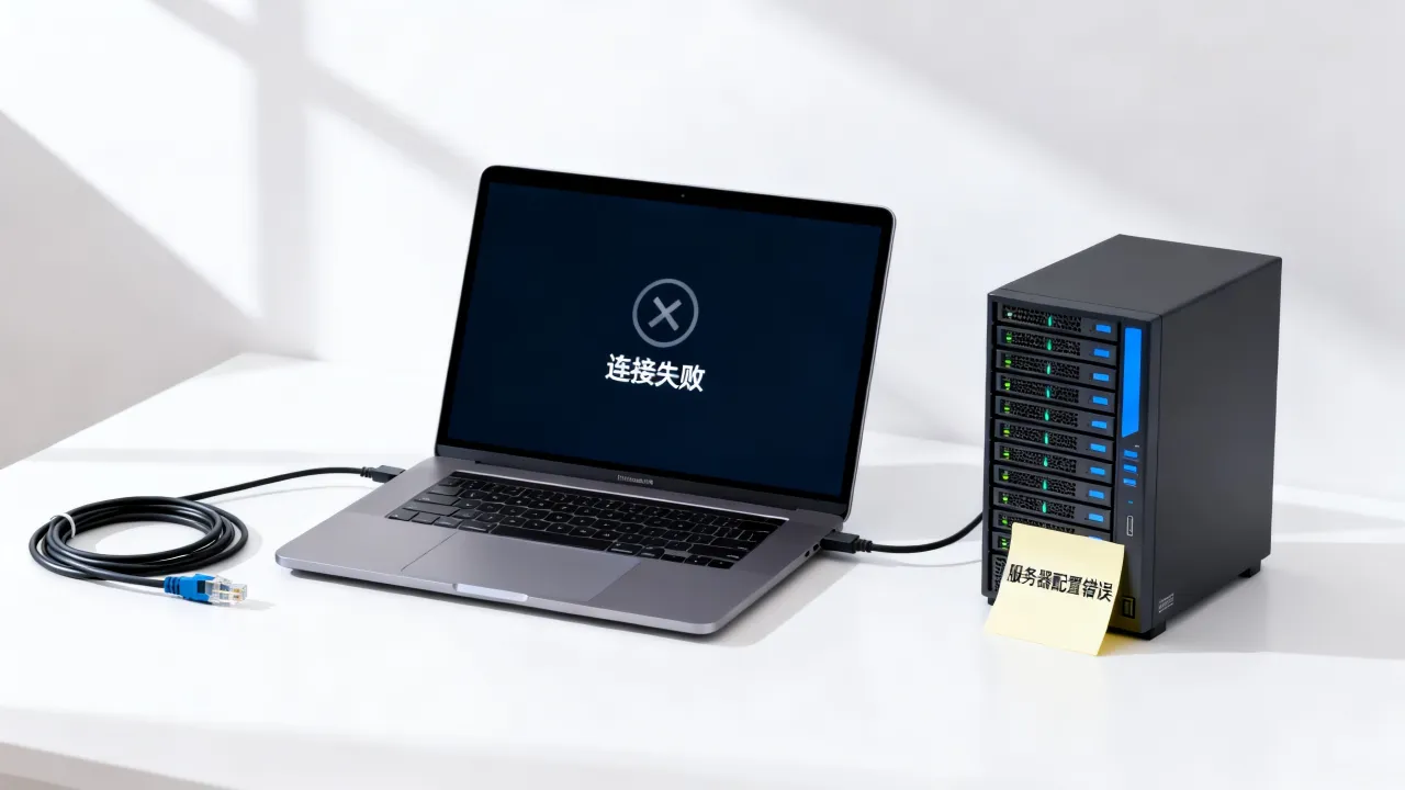nocas为什么连接不上服务器，是什么原因导致的