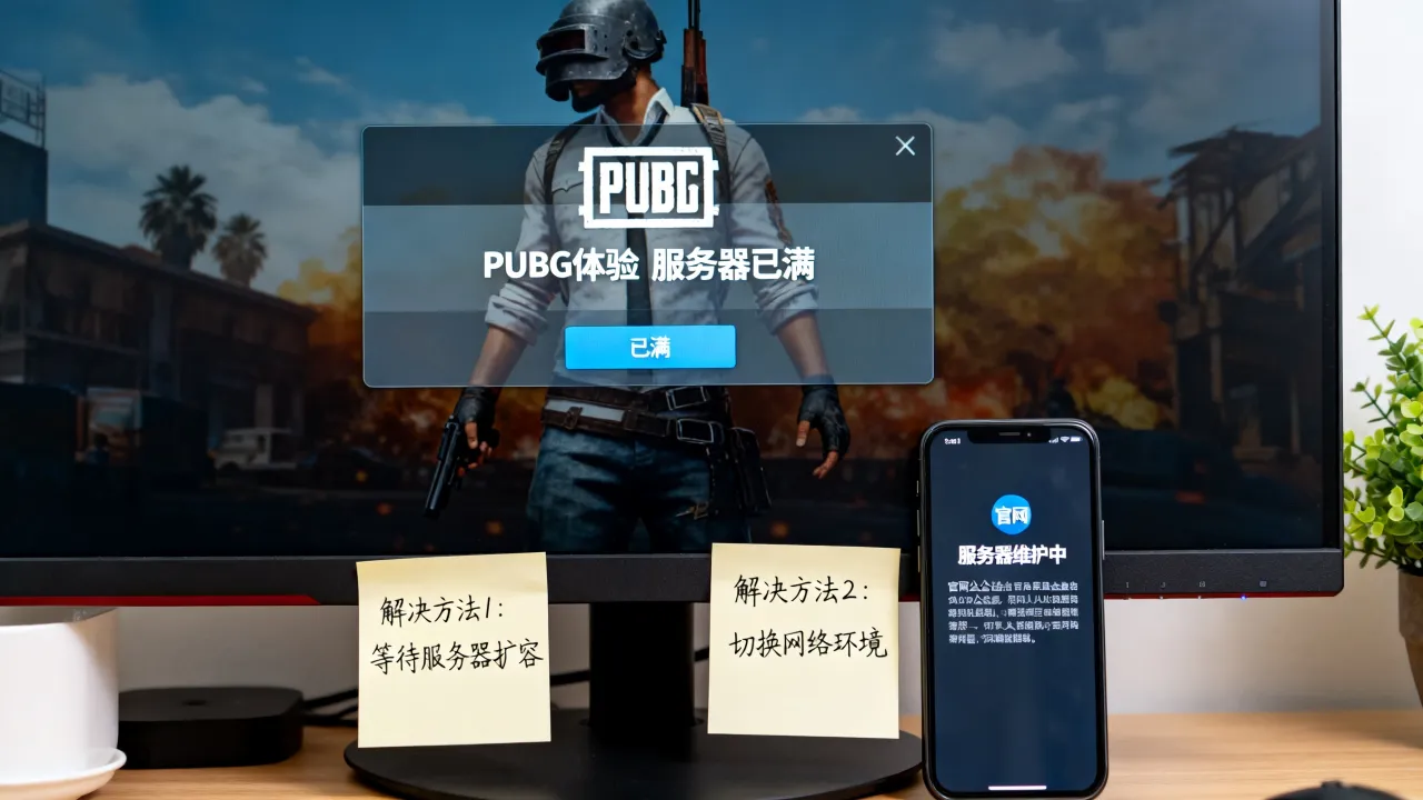 为什么pubg体验服显示服务器已满？服务器已满怎么解决