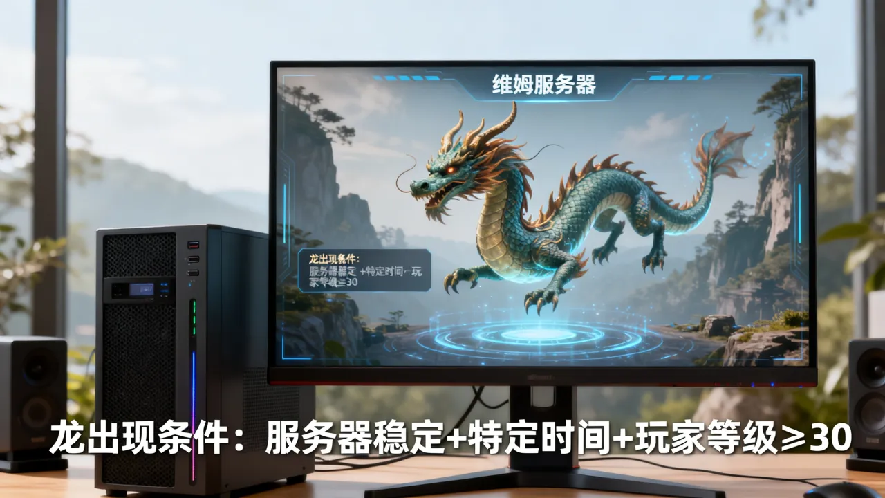 维姆服务器刷不出龙怎么办，龙出现的条件是什么？