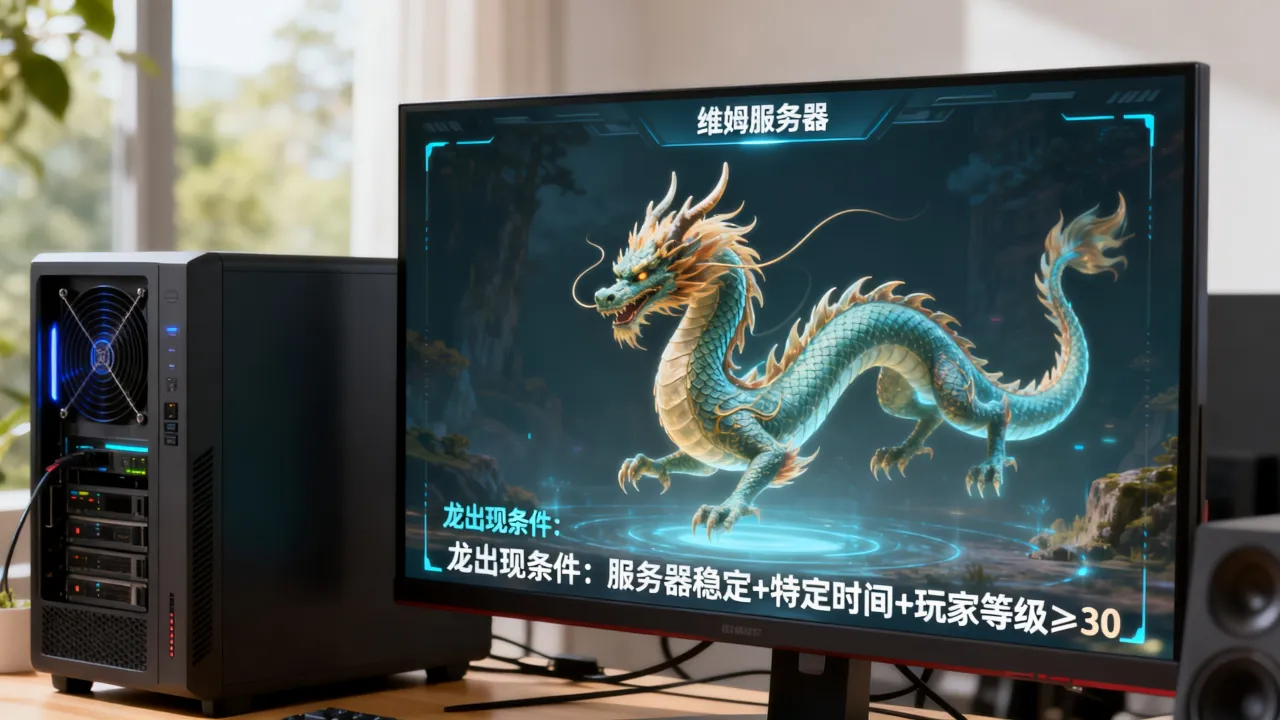 维姆服务器刷不出龙怎么办，龙出现的条件是什么？