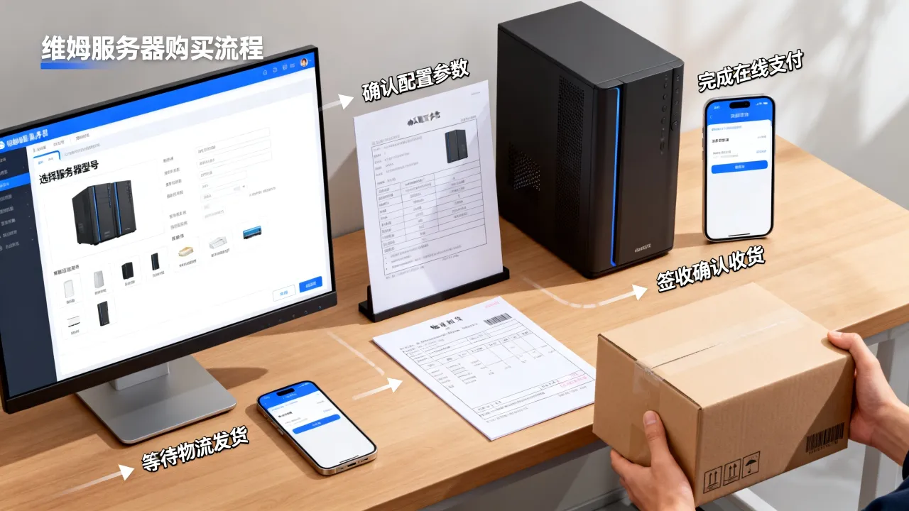 维姆服务器购买流程图是什么？维姆服务器怎么购买