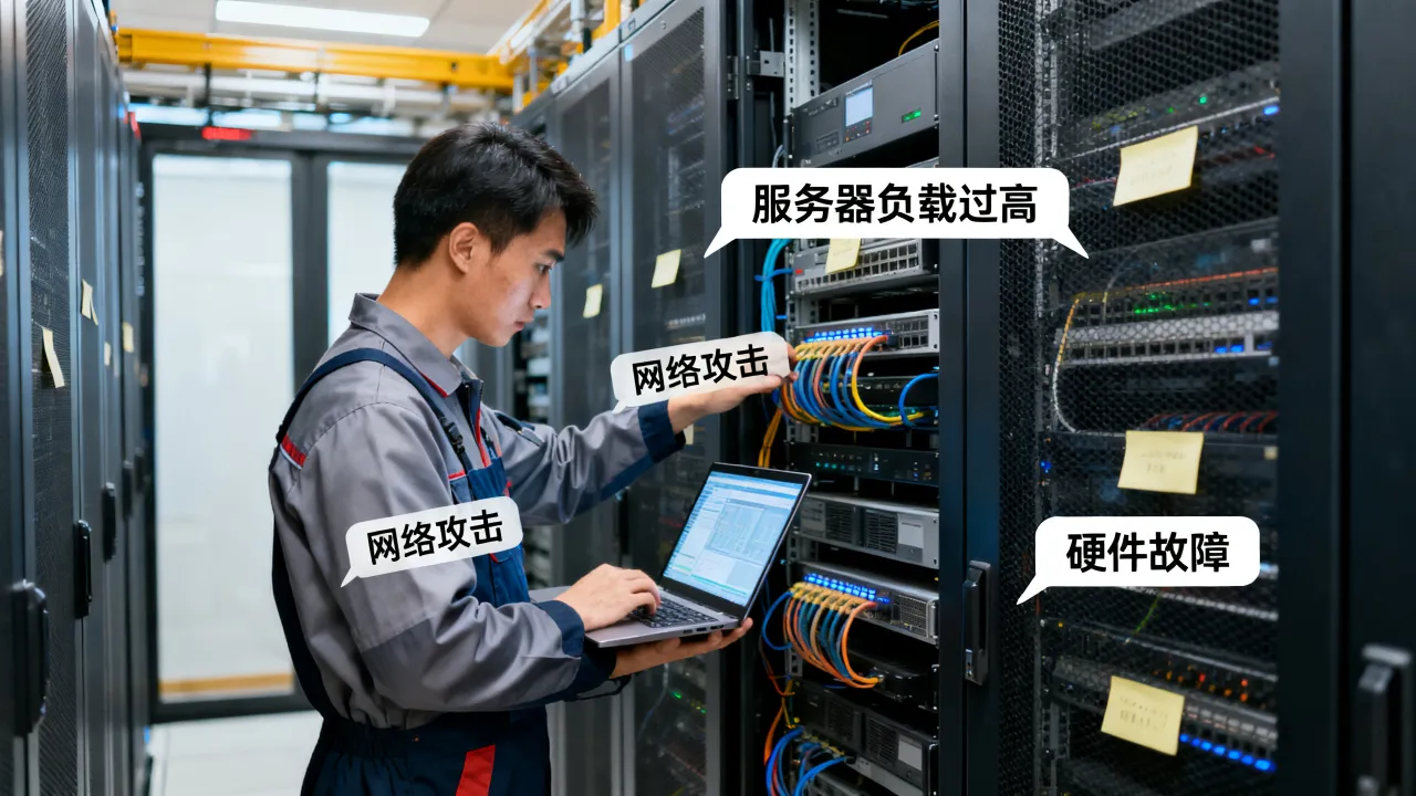 百度服务器为什么崩了，百度服务器崩溃是什么原因造成的