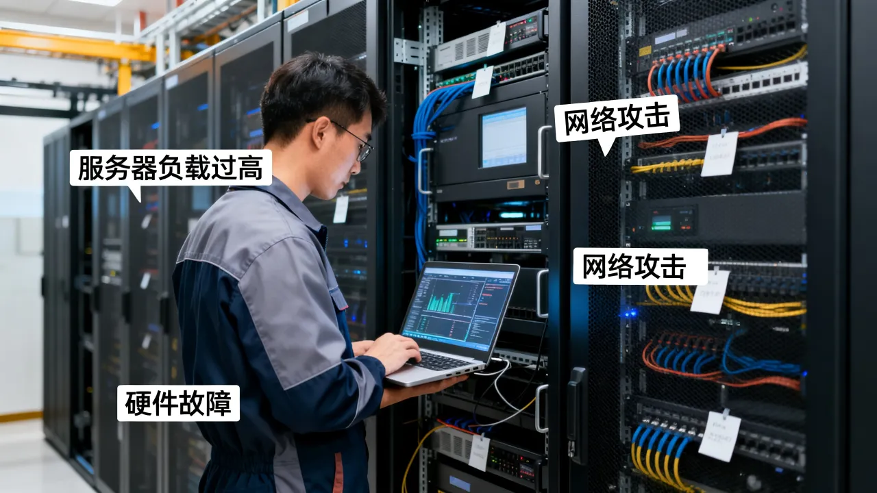 百度服务器为什么崩了，百度服务器崩溃是什么原因造成的