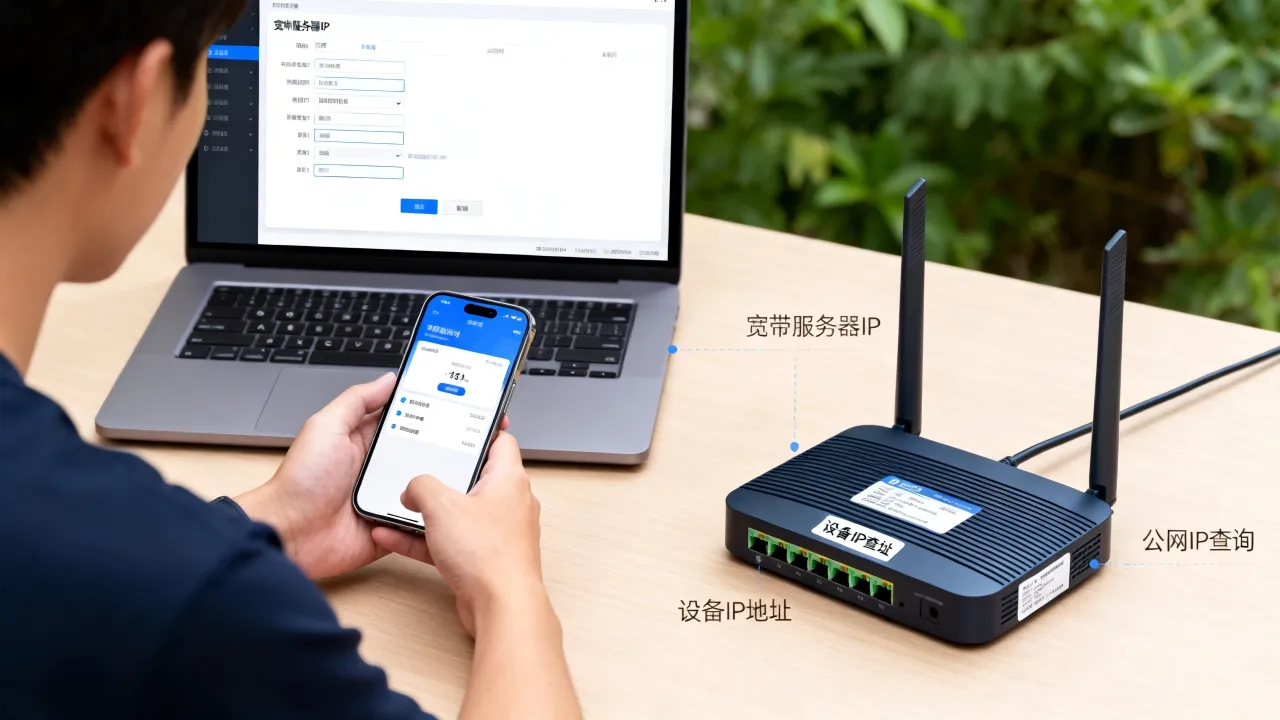 怎么查宽带服务器ip，宽带公网IP查询方法有哪些