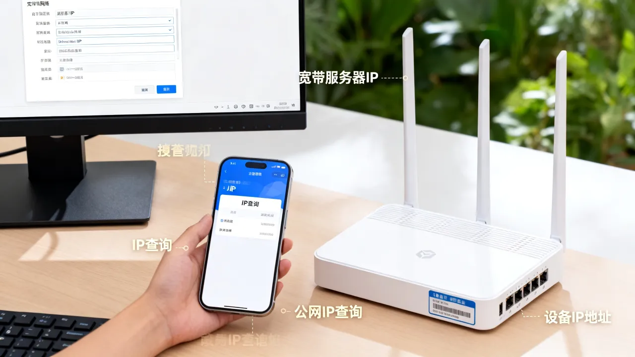 怎么查宽带服务器ip，宽带公网IP查询方法有哪些