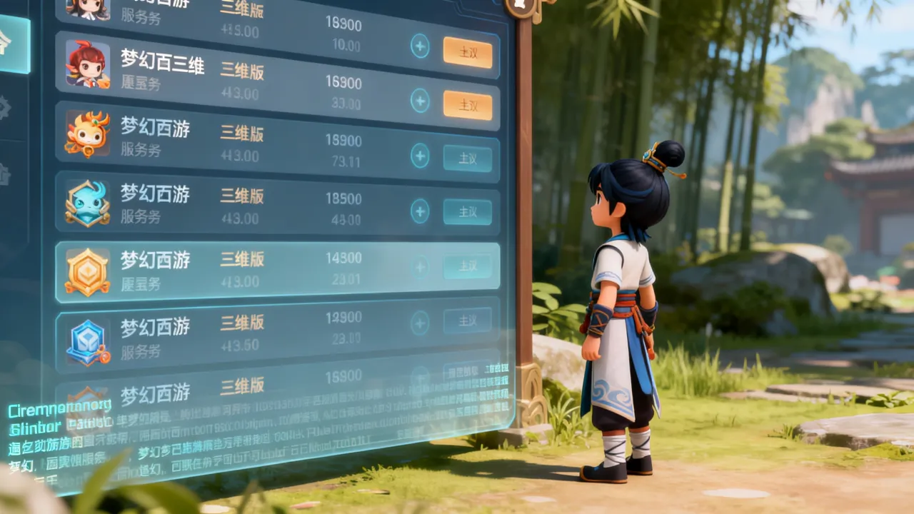 梦幻西游三维服务器哪个区人多，梦幻西游三维版哪个服务器好？