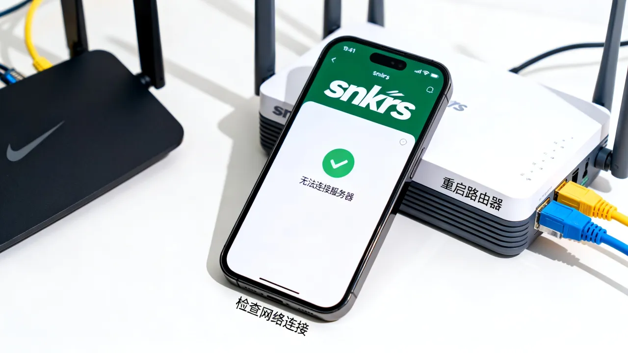 为什么snkrs显示无法连接服务器，一直连接不上怎么解决