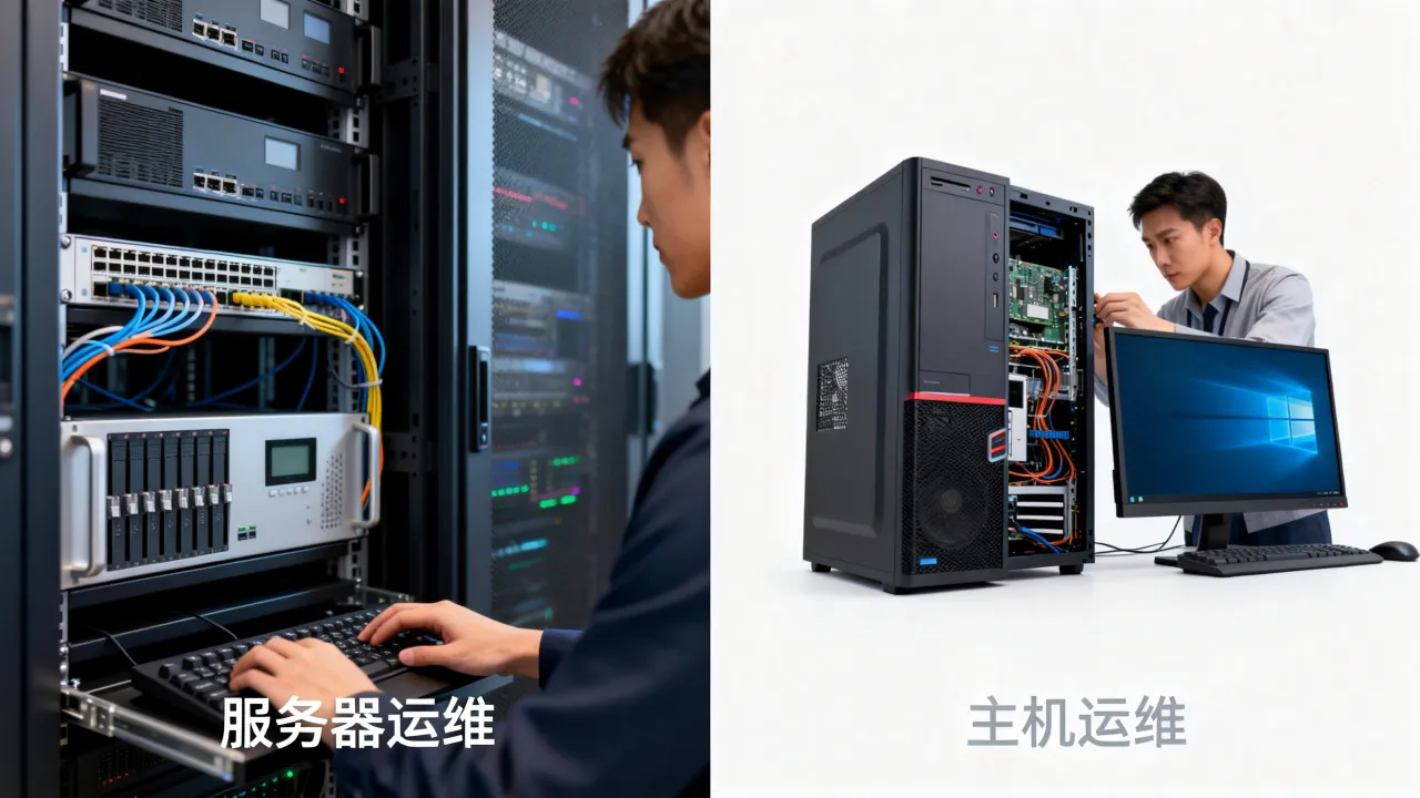 服务器运维和主机运维有哪些区别？，如何选择更好的运维方式