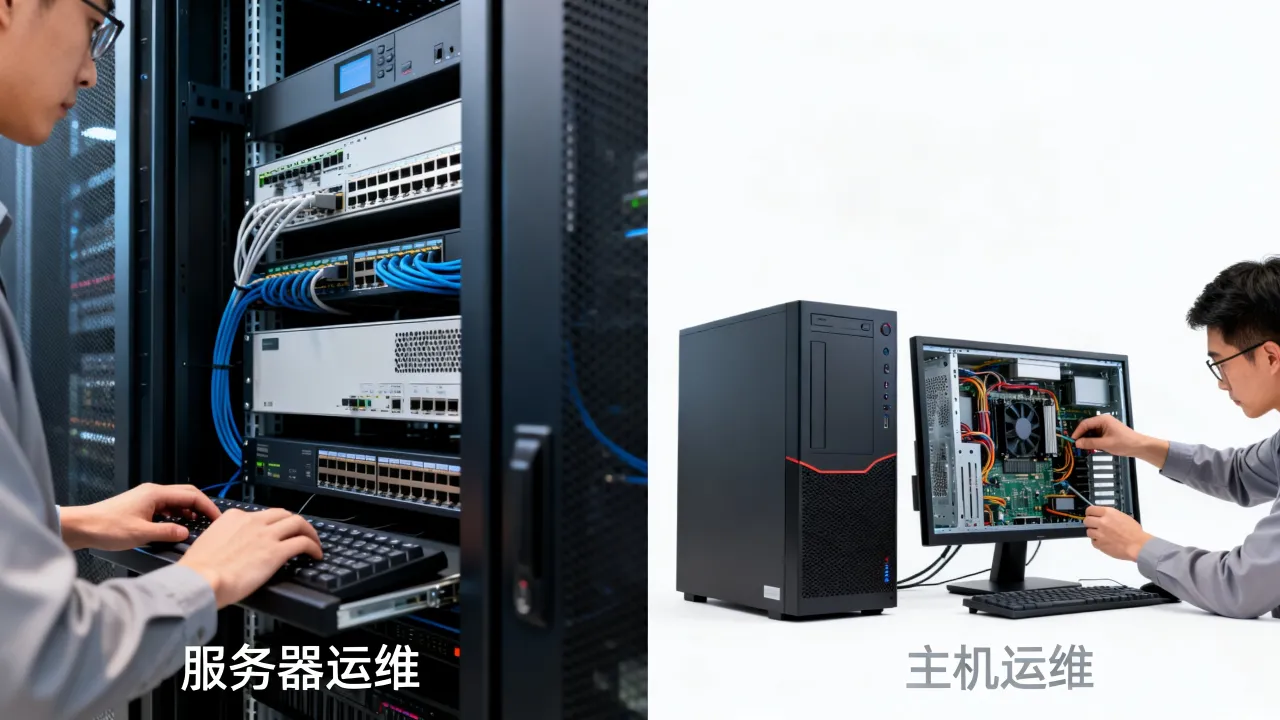 服务器运维和主机运维有哪些区别？，如何选择更好的运维方式