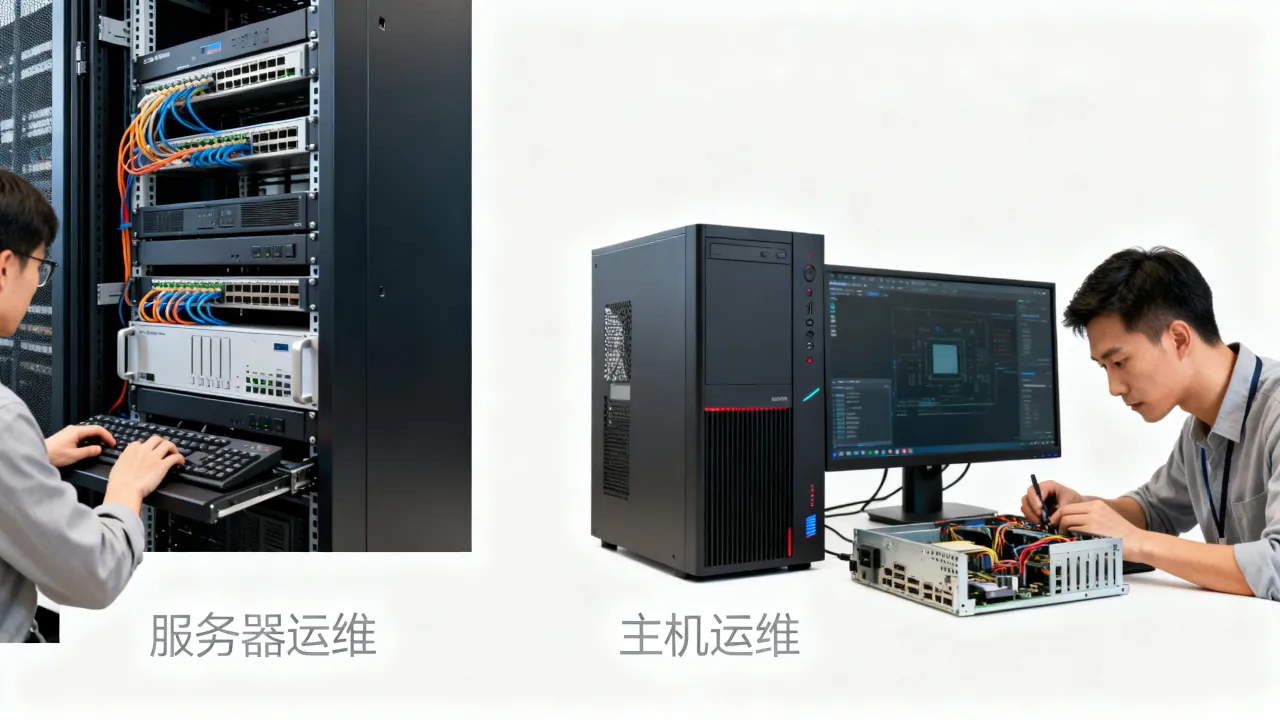 服务器运维和主机运维有哪些区别？，如何选择更好的运维方式