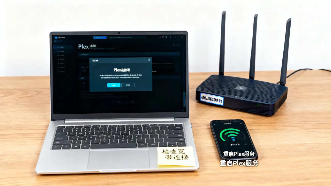 移动宽带连不上Plex服务器怎么办，Plex无法连接怎么解决