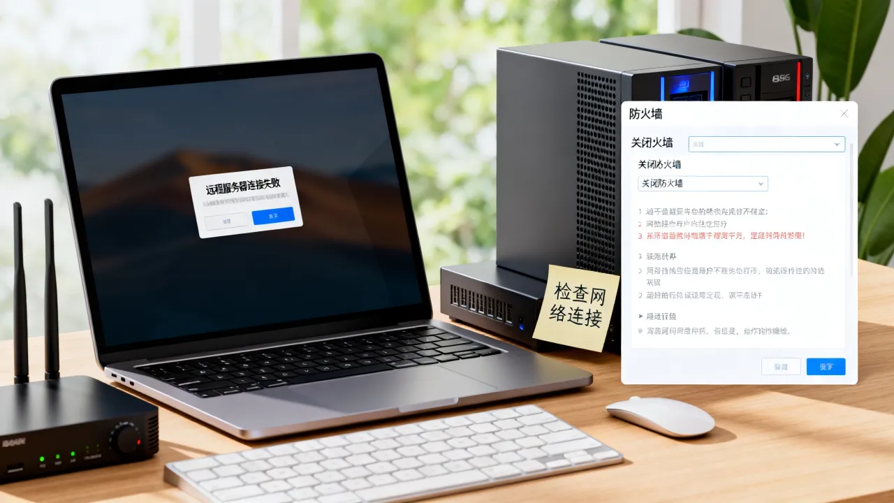 远程服务器宽带连接不上怎么办，防火墙设置怎么关闭
