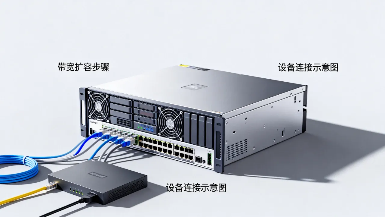 大型宽带服务器带宽不够怎么办？扩容方案详解