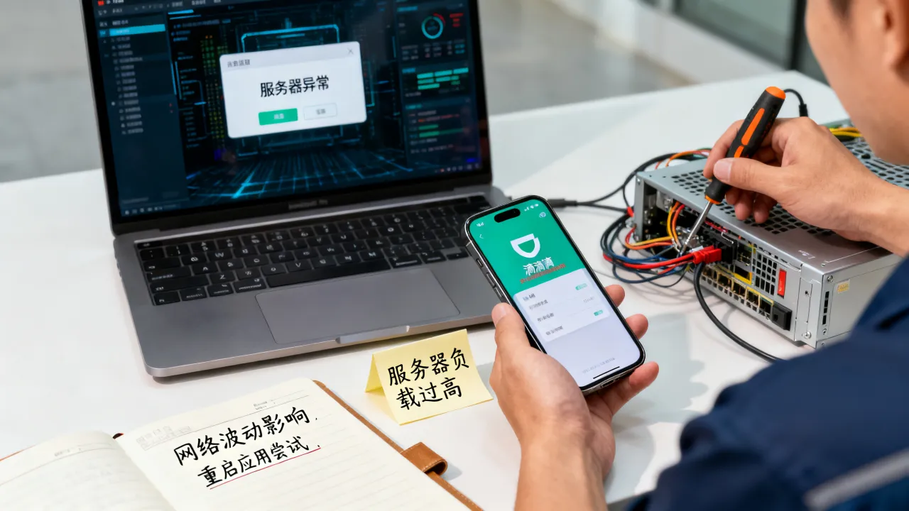 为什么滴滴服务器异常，滴滴服务器异常怎么办？