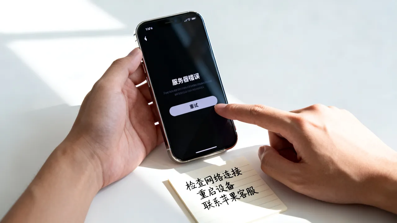 为什么登陆苹果id显示服务器错误，苹果id登录失败怎么解决