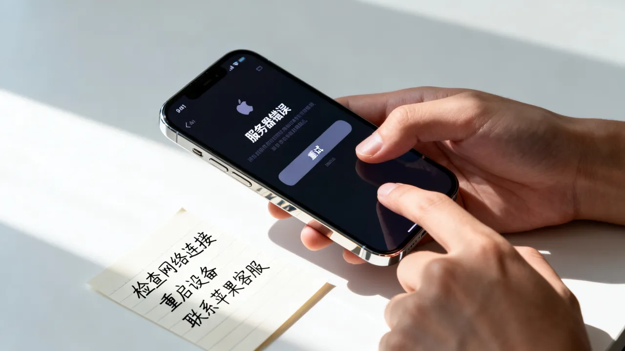为什么登陆苹果id显示服务器错误，苹果id登录失败怎么解决