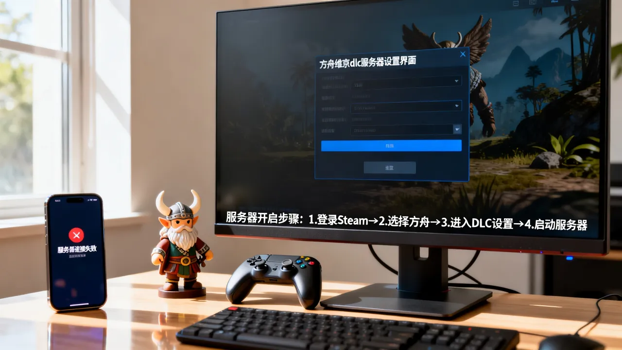 方舟维京dlc服务器怎么开？方舟维京服务器进不去怎么办