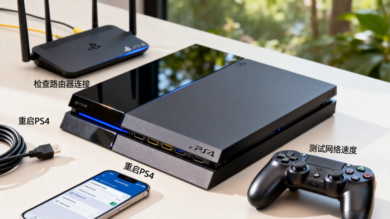 港版ps4为什么连接不上服务器，ps4网络连接失败解决方法
