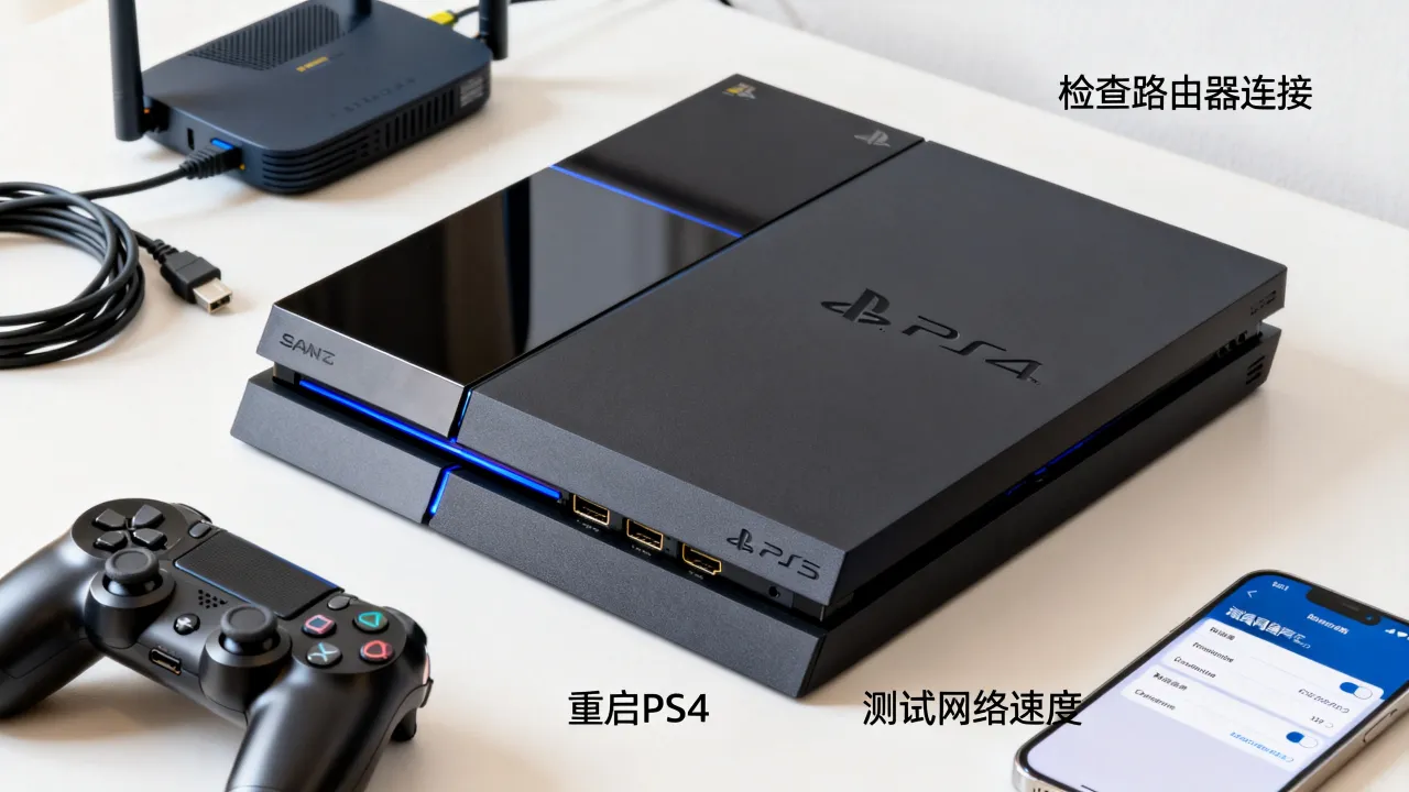 港版ps4为什么连接不上服务器，ps4网络连接失败解决方法