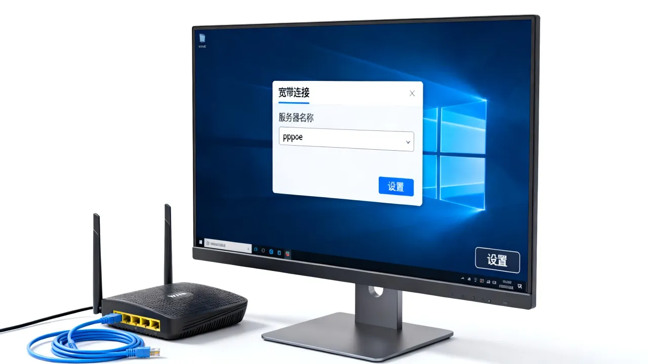 win10宽带连接服务器名怎么填？宽带连接服务器名称设置方法