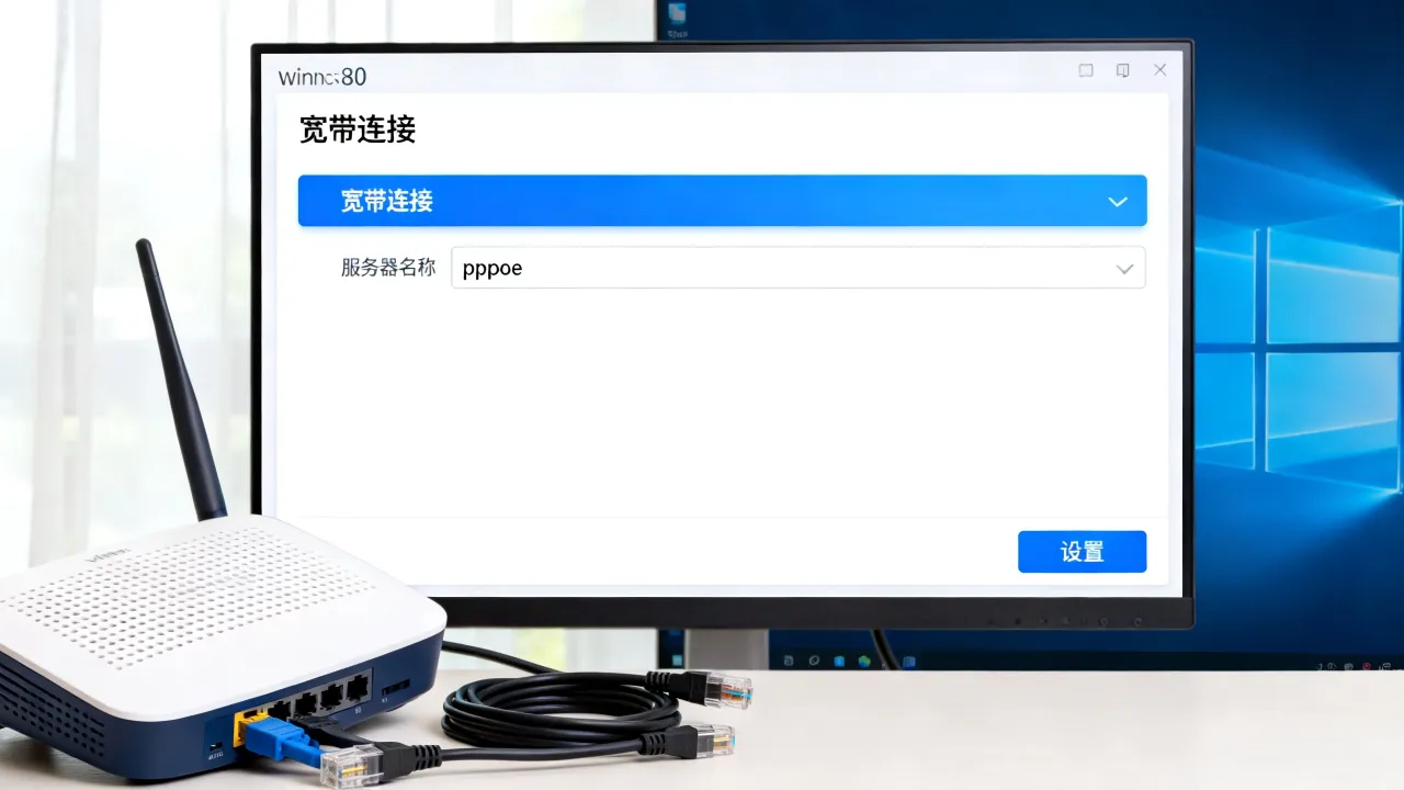 win10宽带连接服务器名怎么填？宽带连接服务器名称设置方法