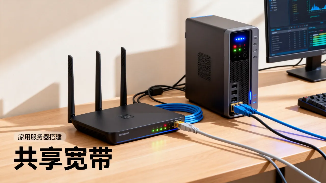 共享宽带的服务器吗，家用宽带能搭服务器吗